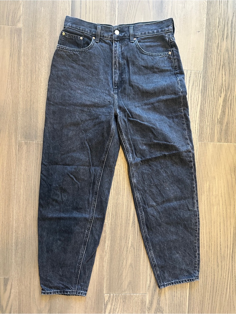 Denim Forum The Gia High Rise Carrot Jeans